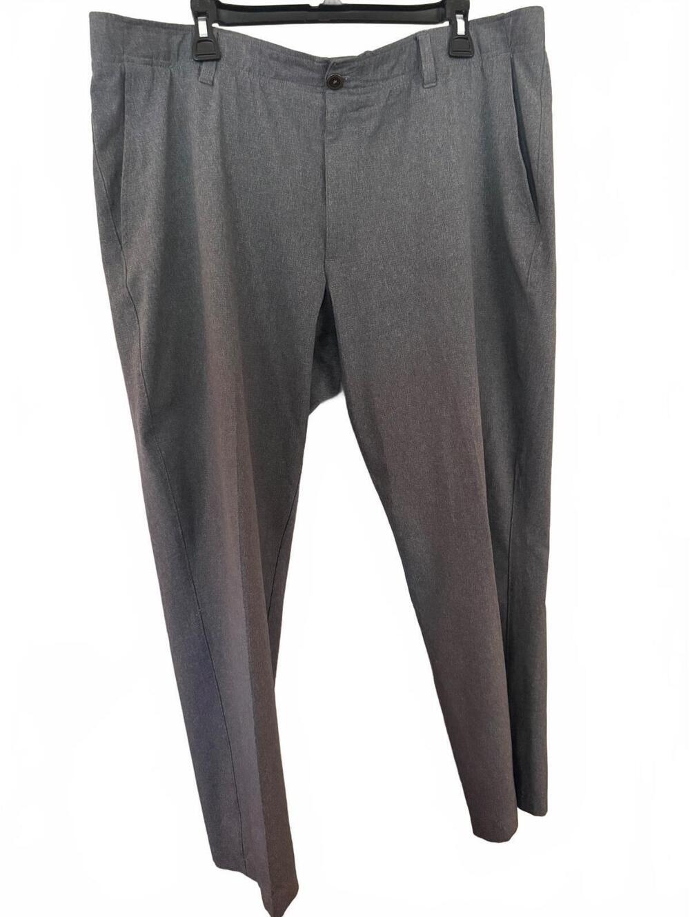 Under Armour Men's Gray Dress Pants 42/36 Polyester